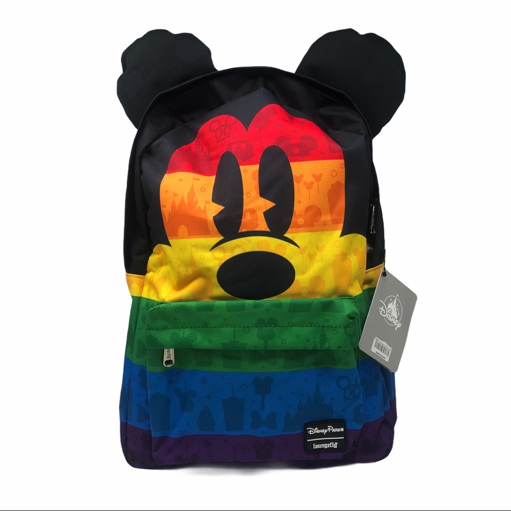 Loungefly Disney Parks Mickey Rainbow Backpack